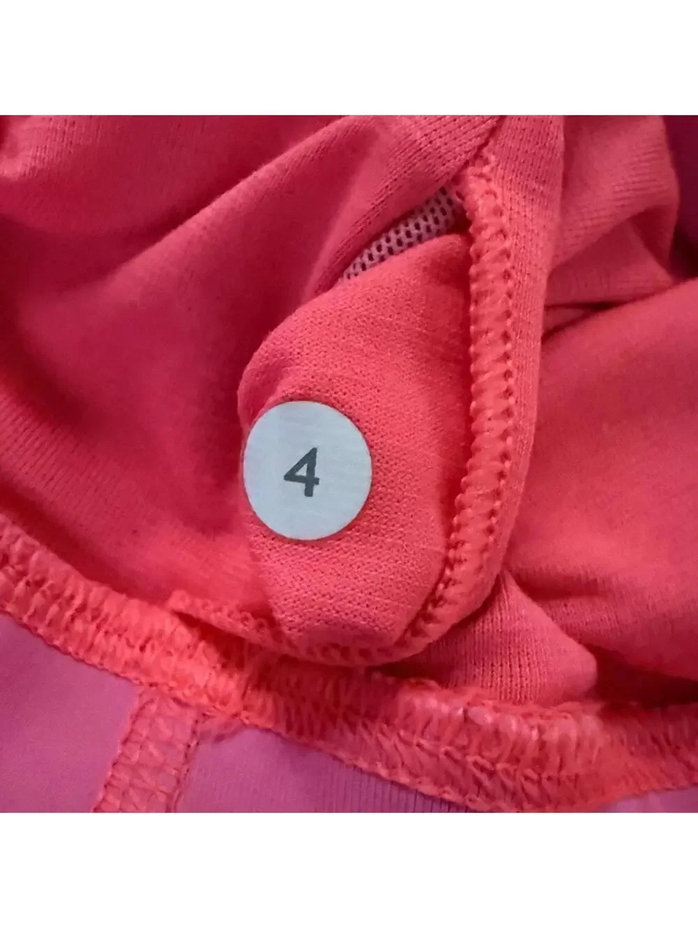 lululemon Energy sports bra  pink and orange NWOT 6 - RARE